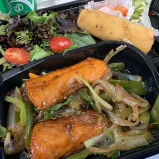 Teriyaki Salmon Bento Box Dinner