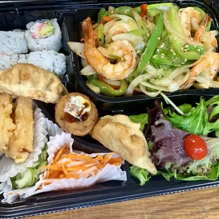 Teriyaki Shrimp Bento Box Dinner