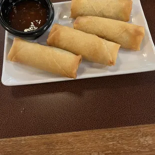 Veggie Spring Rolls (had to send these back because the middle was ice cold)