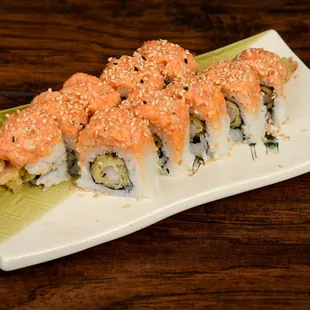 a close up of a makinjang sushi