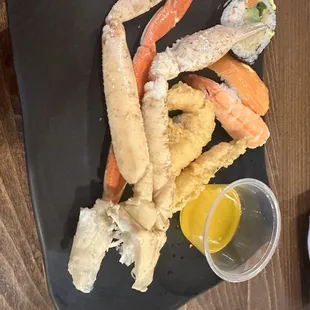 Tempura and Crab Legs