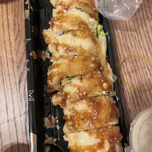 Golden California roll