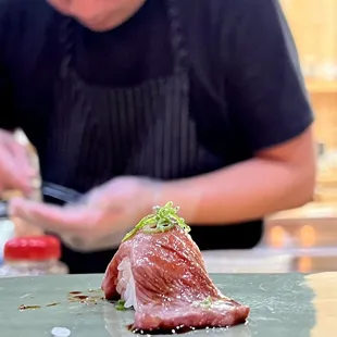 A5 Wagyu nigiri, YES!