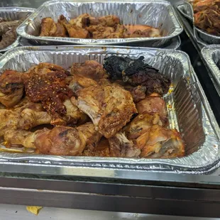 a variety of food items