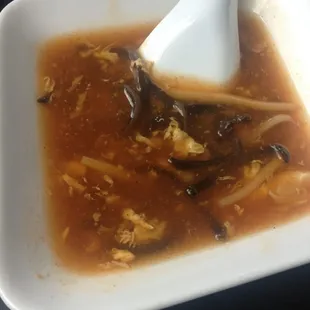 Hot and Sour Soup- really good.