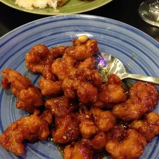 get the General TSO SPICY CHICKEN!