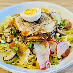 Sweet Spicy Cold Ramen. My wife loved this and great on a hot summer day
