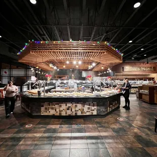 the interior of the restaurant