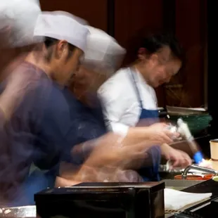 sushi and sashimi, interior