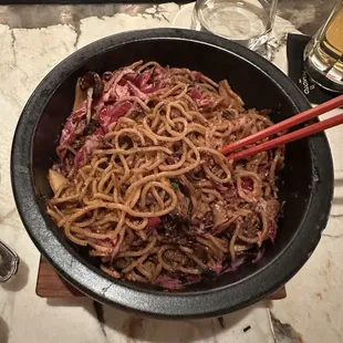 Braised Beef Yaki Noodles