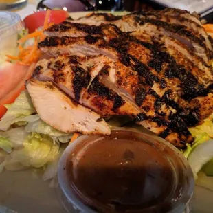 Blackened chicken salad