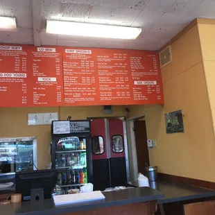 Menu posted