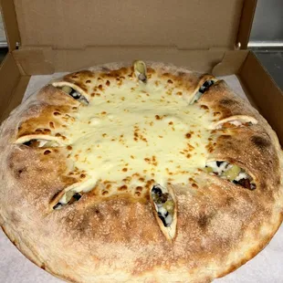 Large Steak and Cheese Calzone