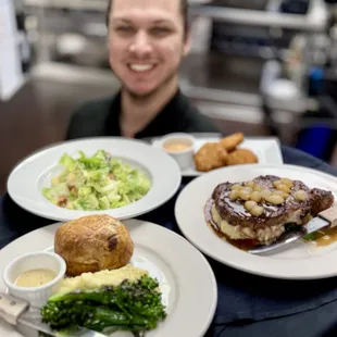 Beef Wellington, and Ribeye Dinners at Makse Restaurant in Downtown Vacaville