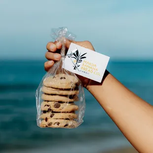 Makua Chocolate Chip Cookies. Makua Banana Bread Hale'iwa Cafe selling cookies and other locally baked goods!