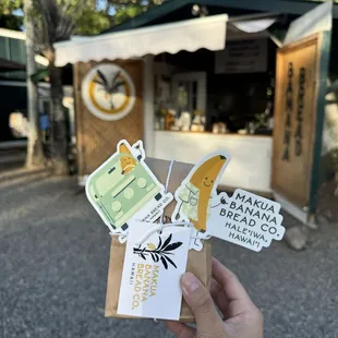 Stickers, original banana bread