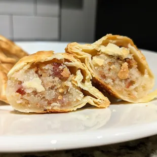 Bacon &amp; Cheese empanada. $2.75.