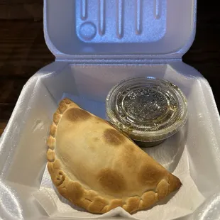 Beef Empanada with dipping sauce