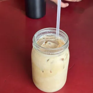 Vanilla iced latte