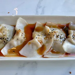 Dumplings in Chili Oil