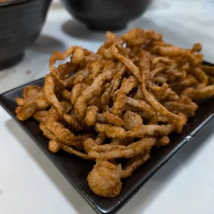 Mushroom Fries with cumin dry rub