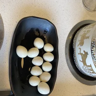 Quail eggs, delicious!