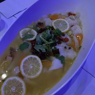 3. Fish Filet with Pidded Vegetable in Broth