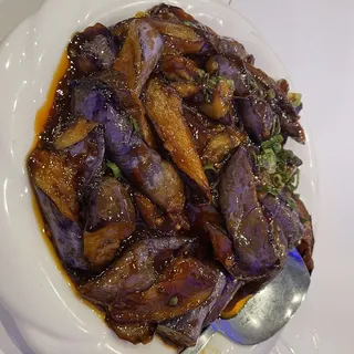 7. Eggplant with Garlic Sauce