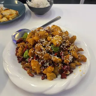 05. Dry Pepper Chicken Lunch Special