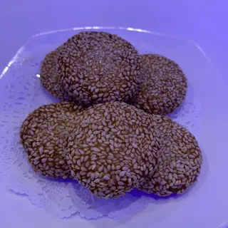 Sweet Potato Rice Cake Coated with Sesame