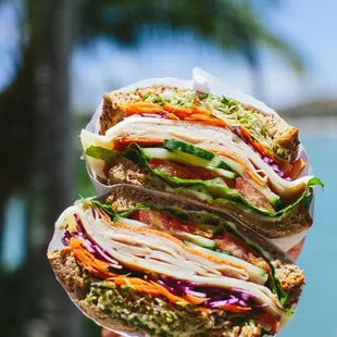 sandwiches, food