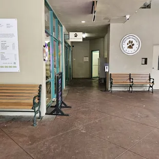 Outside seating nearby