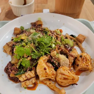 Dry pot, medium spicy
