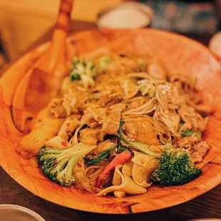 a plate of food on a table