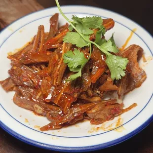 Pig Ear in Chili Oil