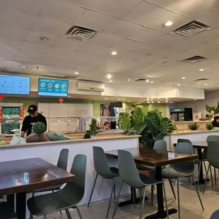 Food here is amazing  14.99 is reasonable During the soft opening, there is a free drink per person. Definitely coming back