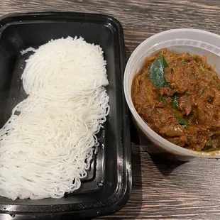 Iddiyapam with roast