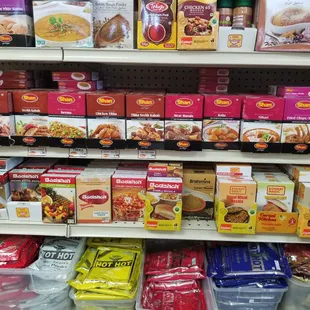 Boxed seasoning mixes