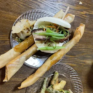 Serving hors d'oeuvre style