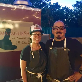 Owners Javier and Molly Montaño