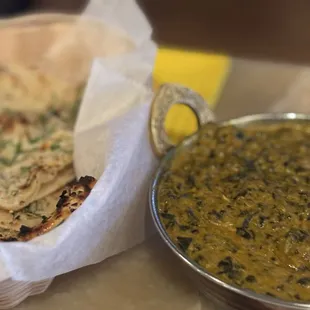 Chicken Saag! Absolutely delicious!