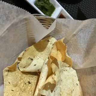 Papadam and Chutney