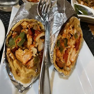 Paneer Tikka Roll (Roti)
