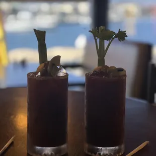 two bloody cocktails