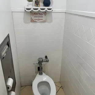 Clean toilet