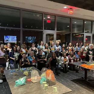 This was an amazing group of Arrange &amp; Sip attendees!