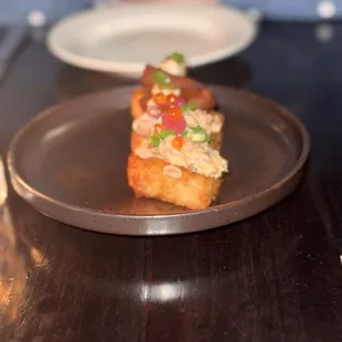 Hapa Order: Yellowtail Crispy Rice and Spam Crispy Rice