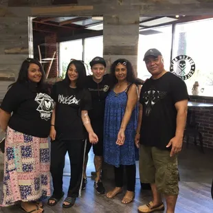 My Samoan Family , took them to get a tattoo at Tattoolisious Waikiki