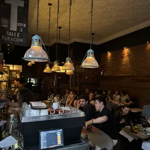 Inside of the restaurant