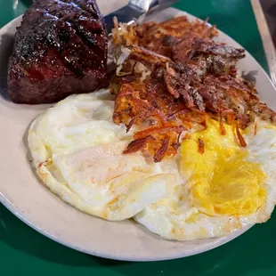 Steak &amp; eggs